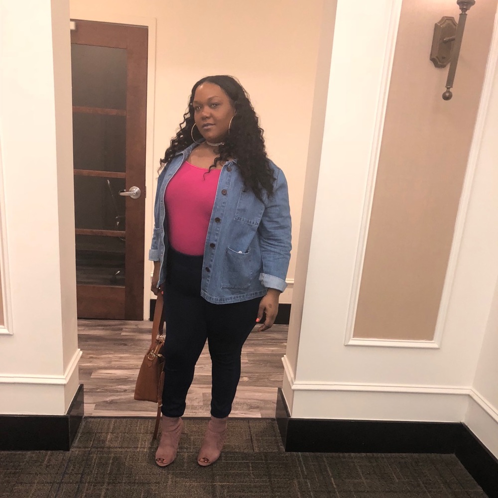 Mauve knit/pastel pink  peep toe 4 inch heels